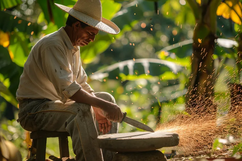 Como Afilar un Machete para Trabajos Agricolas Eficientes