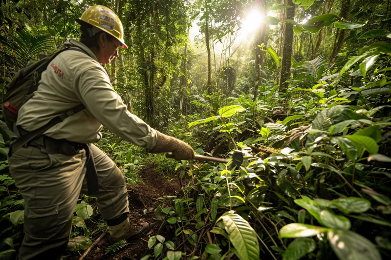 Conservacion de Senderos en Zonas Tropicales El Uso del Machete