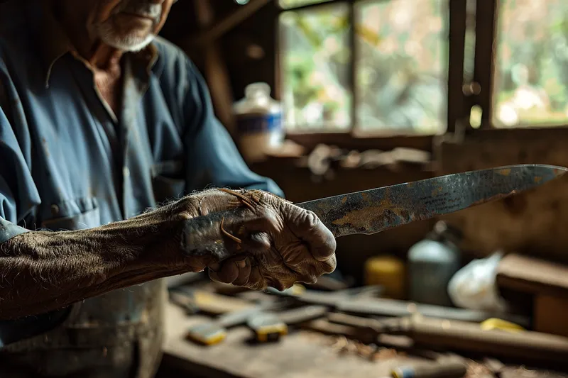 Recuperacion y Restauracion de Machetes Antiguos para Uso Agricola