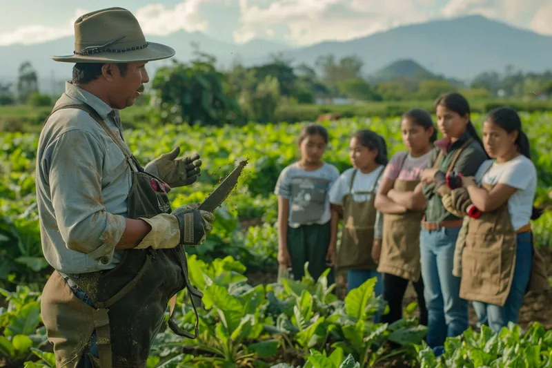 Como Introducir el Uso del Machete en Programas Educativos Agricolas