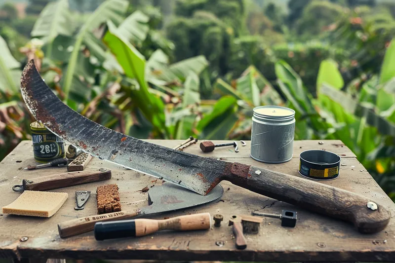 Como Restaurar un Machete Viejo para Trabajo Agricola