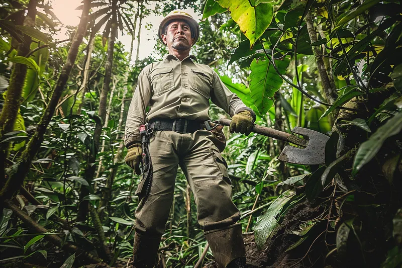 la ergonomía en el uso del machete para trabajos forestales, técnicas y consejos