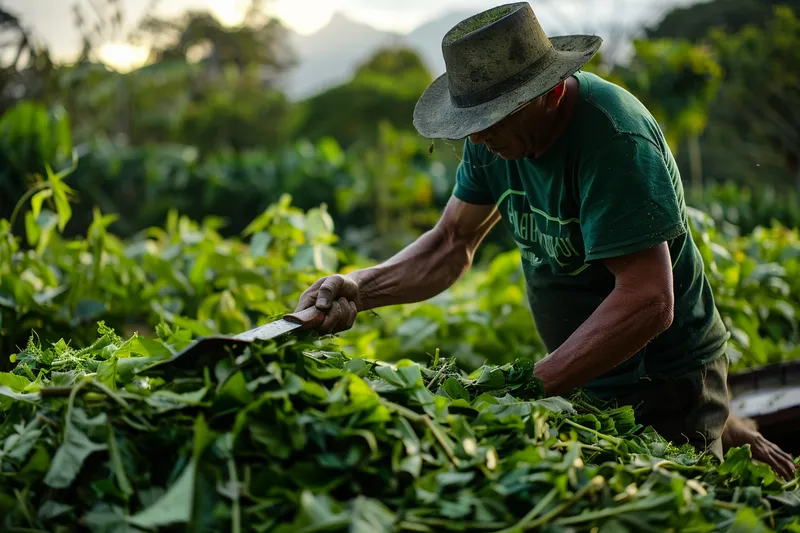 La relacion entre machetes y la preparacion de abonos verdes