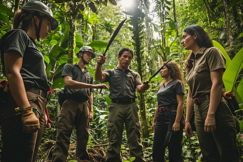 Manejo del Machete en Proyectos de Ecoturismo y Educacion Ambiental