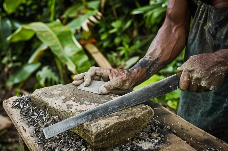 Seleccion de Piedras de Afilar para un Machete Siempre Afilado